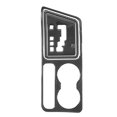 thumbnail image 3 of Gear Shift Panel Cover Gear Shift Panel Trim Cup Holder Panel Trim Cup Holder Panel Frame Carbon Fibdecoración de la cubierta interior del automóvil Control central Panel de cambio de marchas Ajuste d LHCER None, 3 of 5