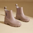 thumbnail image 4 of Botas Lluvia Cortas Botines Elegantes Impermeables Suela Gruesa Transpirables para Viajes Al Aire Libre, 4 of 9