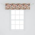 thumbnail image 2 of Ambesonne Floral Valance Pack of 2, Vintage Natural Vibrant, 54"X12", Multicolor, 2 of 2