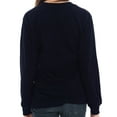 thumbnail image 4 of Big Size Journey Message Ring Spun Cotton Premium Long Sleeve Graphic Shirt - Navy 2XL, 4 of 4