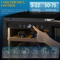 thumbnail image 3 of Foxnovo Wine Cooler Refrigerator Elegant Design Ample Storage 33 Bottles, 3 of 13