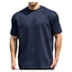 thumbnail image 1 of pstuiky camisetas para hombre, Camiseta lisa informal de manga corta y cuello redondo para hombre ropa de hombre m, 1 of 2