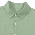 thumbnail image 3 of Luvrsol Cotton Sleeveless Shirts for Men Solid Button-Down Collar Cardigan Casual Sport Tops, S-3XL, 3 of 8