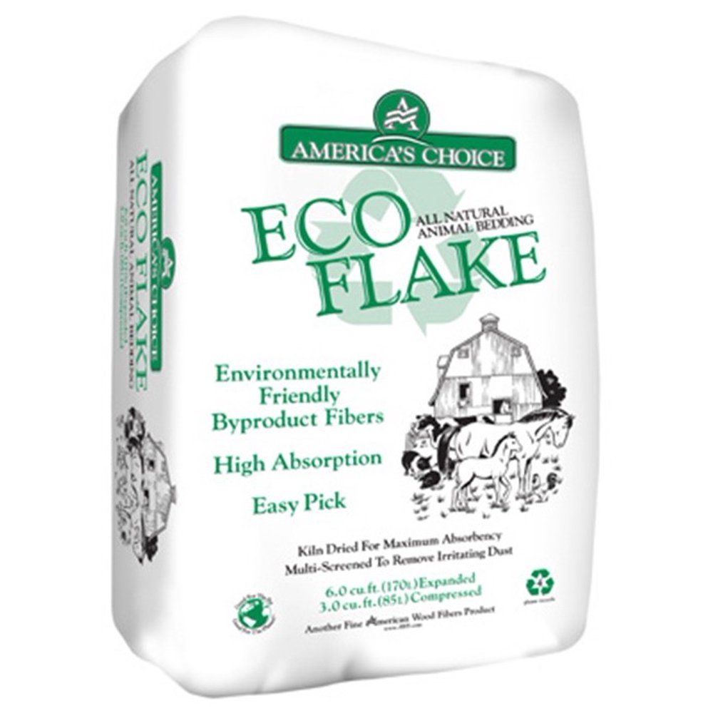 Americas Choice 6.0 ECO FLAKE Pine Horse Bedding, 3Cu. Ft. Quantity