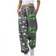 thumbnail image 2 of Pincandy Women's St. Patrick's Day Pants - Printed, Elastic Waist with Tie & Pockets, Cuffed Leg for Holiday & Daily Wear, 2 of 5
