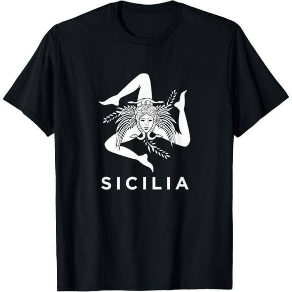 Sicilian Pride - Sicilia - Sicilian Flag Trinacria T-Shirt