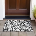 thumbnail image 6 of Addison Rugs Chantille Indoor/Outdoor Transitional Abstract Black Washable Rectangle Rug, 1'8" x 2'6", 6 of 6