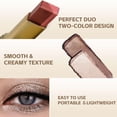 thumbnail image 4 of Set de sombras de ojos con purpurina MooGlamor con degradado de dos colores, 4 of 8