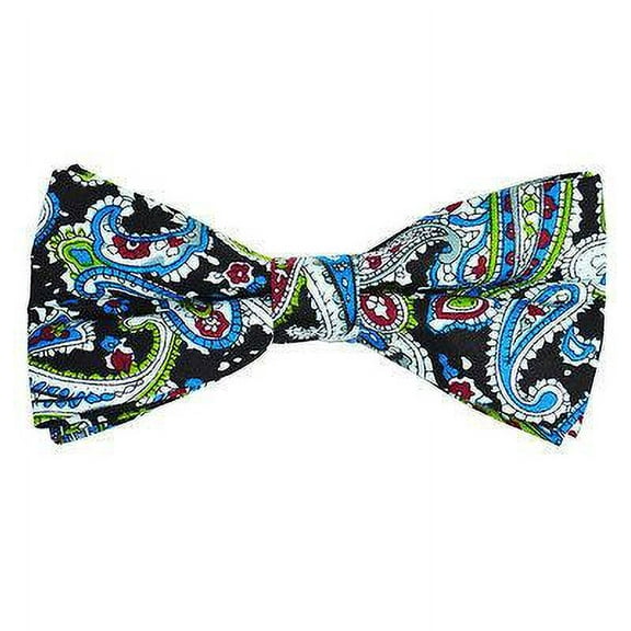 Paisley Cotton Bow Tie by Paul Malone
