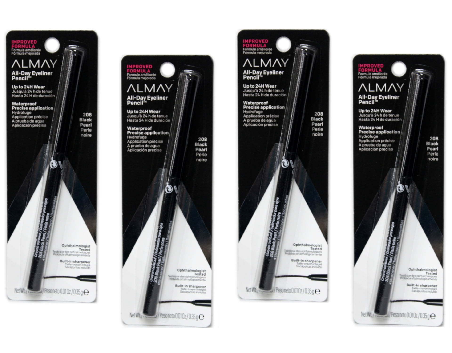 Almay Intense i-Color Liner, Black Pearl [003], 0.009 (Pack of 4)