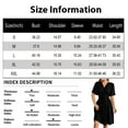thumbnail image 3 of Summer Dresses, 2025 V Neck Short Sleeve Pleated A-Line Dress Elegant Casual Beach Party Dress With Elastic Waist Outdoor Church Wedding Guest Dresses Gold Dresses Gothic (M, Blue) ZMTing, 3 of 3