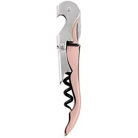 Waiter's Corkscrew Bartender Turn Key Bar Accessory, 4.75", Rose Copper