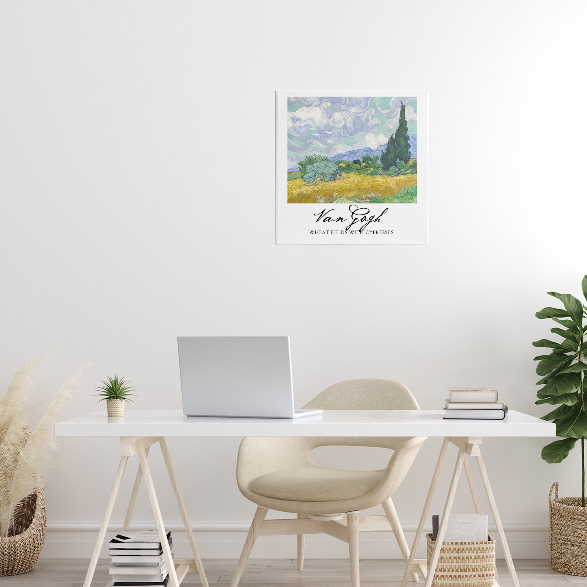 Stupell Industries Van Gogh Wheat Field with Cypresses Canvas Wall Art, design by Vintage Hustle