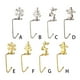 thumbnail image 5 of Colgador de calcetines de Navidad para fiestas, festivales, atmósferas, gancho para chimenea de Navidad, estante antideslizante personalizado, Kits de decoración para fiestas Árbol de navidad dorado Billuyoard HA064988-06, 5 of 6