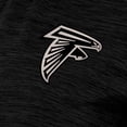 thumbnail image 2 of Women's Antigua  Heather Black Atlanta Falcons Layout V-Neck Polo, 2 of 2