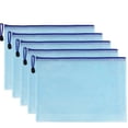 thumbnail image 1 of Bolsa de malla con cremallera A3B4A4, bolsa para bolígrafos, bolsa de papelería para estudiantes, bolsa transparente para hojas de información de oficina, 1 of 3