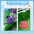 thumbnail image 6 of PawHut Hamster Cage with Wheel and Water Bottle, 6 of 10