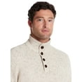 thumbnail image 4 of Frontier Threads Men's Donegal Button Mock Neck Sweater, 4 of 5