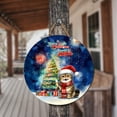 thumbnail image 3 of Merry Christmas and Happy New Year Santa Exotic Shorthair Holiday Xmas Winter 2025 Round Wood Sign Cat Lover Kitten Owner Gifts Hanging Wall Home Decor - 00024, 3 of 5