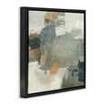thumbnail image 4 of Stupell Industries Rustic Grey Paint Strokes Abstract Painting Black Floater Framed Canvas Art Print Wall Art, 18 x 18, 4 of 10