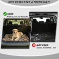 thumbnail image 4 of HUISEFOR Duck Camo Car Trunk Mat 29" x 39" Anti Slip Waterproof Cargo Mat Rear Trunk Liner Scratchproof Cars Accessories Easy To Clean Suitable for Most Car Models, 4 of 7