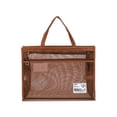thumbnail image 3 of Uxcell 16.7 x 12.8 Inch Art Portfolio Case for Artwork Drawing Sketch, Dark Brown, 3 of 5
