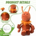 thumbnail image 3 of 3 Pcs Ant Plush Cute Ant Stuffed Animal with Scarf Soft Insect Toy 12 Inch Bug Plush Doll Gifts  Ants Decorations, 3 of 6