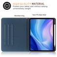 thumbnail image 2 of GSFY Case for 2024 iPad Air 11 Inch 6th Gen (M2), Smart Premium PU Leather Stand Protective Shell Auto Sleep Wake for iPad Air 11 6th/ iPad Air 10.9 4th & 5th/ iPad Pro 11 (2018-2022), QC Darkblue, 2 of 7