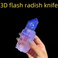 thumbnail image 2 of Cuchillo de rábano de juguete súper grande luminoso 3D gravedad cuchillo de rábano anti-luminoso Cuchillo de rábano pequeño cuchillo de zanahoria, 2 of 6