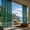 Green#2, variant on Outdoor Curtains Lace Voile Sheer Curtain | Bug Screen Mesh Curtain for Patio Porch Balcony Pergola Terrace | Lightweight Privacy Curtain | 59X79 Inches