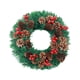 thumbnail image 1 of Guirnalda de Navidad de 16 pulgadas con conos de pino Fruta roja Feliz Navidad Guirnalda colgante Gu Abody 40cm/Sin luz de cordel, 1 of 7