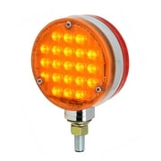 GG Grand General 74701 SE334 Smart Dynamic Double Face Amber/Red LED Pedestal Light for Trucks, Towing, Trailers, RVs and Buses - Passenger Side