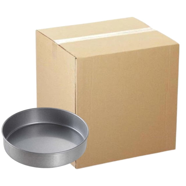 Chicago Metallic 49020 9" x 2" Aluminized Steel Round Cake Pans (12/CASE)