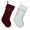 White and red, variant on Christmas Stockings 2pcs White and Red Velvet Stocking with Tassel Tree Gifts Bags Hanging Socks for Holiday Party Decoration