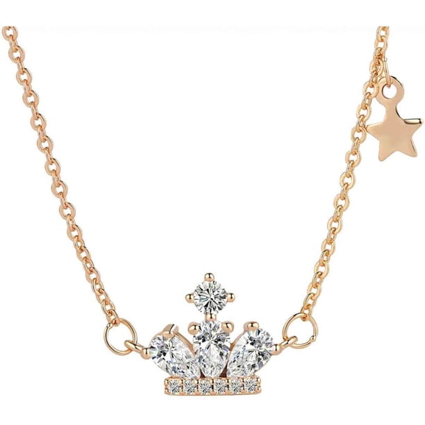 Collar en incrustaciones onlyliua para mujer con Problemas circulatorios Estrella