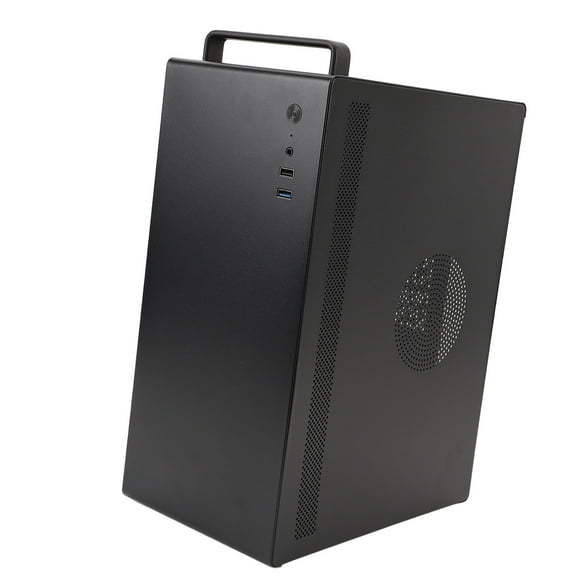 Desktop Computer Case, USB 3.0 2.0 Port Micro ATX ITX Computer Case for Gamer