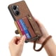 thumbnail image 4 of For Xiaomi Poco X7 Pro 5G Xiaomi Redmi Turbo 4 5G Retro PU Leather Back Cover with Card Holder and W, 4 of 5
