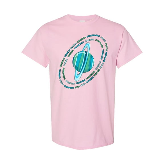 Inktastic Uranus and Its Named Moons T-Shirt