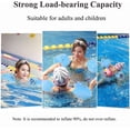 thumbnail image 2 of Swimming Armbands for Adults Thickened Swimming Arm Floats Pool Arm Floats Pool Arm Bands for Swimming Bands for Adults Roll Up Armbands Swim Floater Swimming Arm Float Rings，Blue, 2 of 5