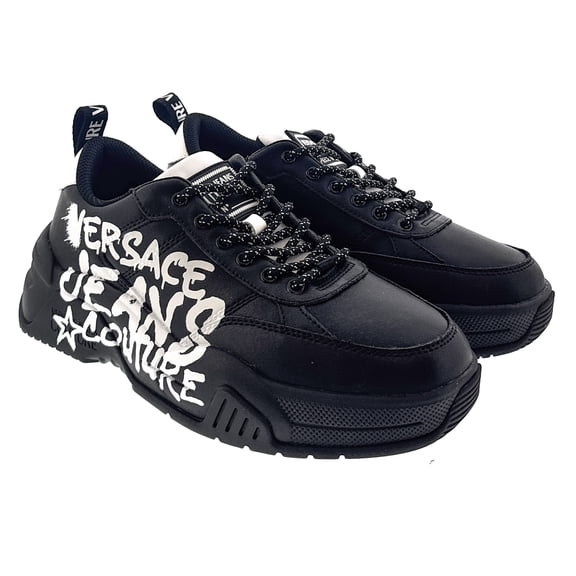 Versace Jeans Couture Mens Minimalist Signature  Sneakers-EU44 for Mens