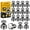 Black, variant on Grtard 16Pcs Fridge Magnets, Small Push Pin Magnets for Whiteboard,Kitchen, Office, Classroom, Locker