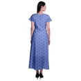thumbnail image 3 of Moomaya Robe Longue Maxi pour Femmes à Manches Courtes, Robe Formelle/décontractée avec Poches P-TTG, 3 of 6