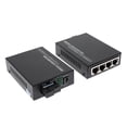 thumbnail image 4 of 2 Pack 1000Mbps Convertidor de fibra óptica Hugo Convertidor de fibra de medios Ethernet, 4 of 9
