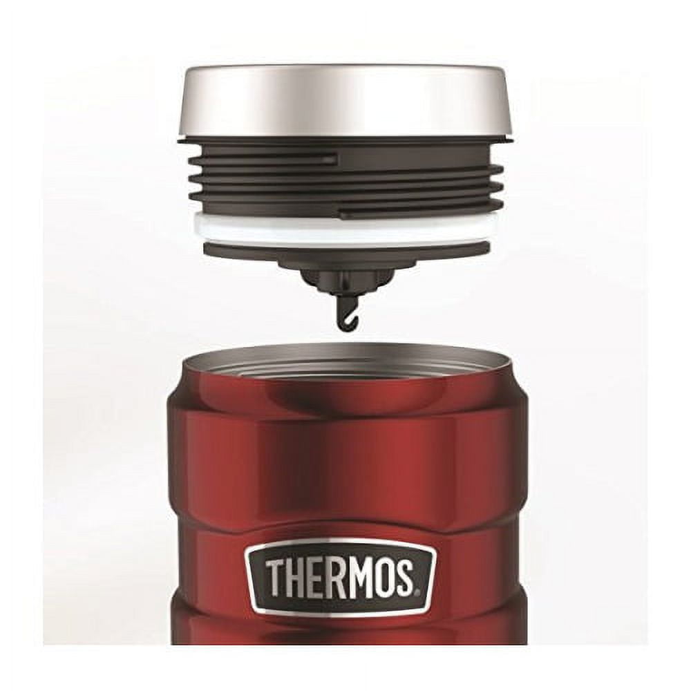 Thermos SK1005MR4 16-Ounce Stainless King Vacuum-Insulated Stainless Steel Travel Tumbler (Rustic Red)