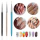 thumbnail image 5 of 2pcs Nail Jewelry Flower Pens 3pcs Metal Rods Makeup, 5 of 5