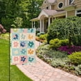 thumbnail image 2 of Yayeee Garden Flag 12" x 18" Double Sided Outdoor Yard Lawn Holiday Decorations, Green Floral, 2 of 6