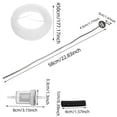 thumbnail image 3 of BotaniNest Universal Parking Heater Fuel Fuel Line Adapter With Filter And Quick Connectors, 3 of 7