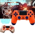 thumbnail image 4 of Control inalámbrico recargable compatible con Ps4 Naranja con Azul, 4 of 6