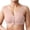 Pink, variant on Sngxgn Women's Comfort Wireless, Seamless Cooling T-Shirt Bra(Purple,36)