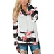 thumbnail image 4 of Sudadera de mujer con cuello desbocado floral a rayas y bolsillos Zhivalor WMZY-685-11, 4 of 7